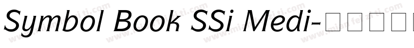 Symbol Book SSi Medi字体转换